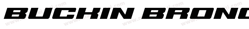 Buckin Bronc Spaced SuperItal字体转换